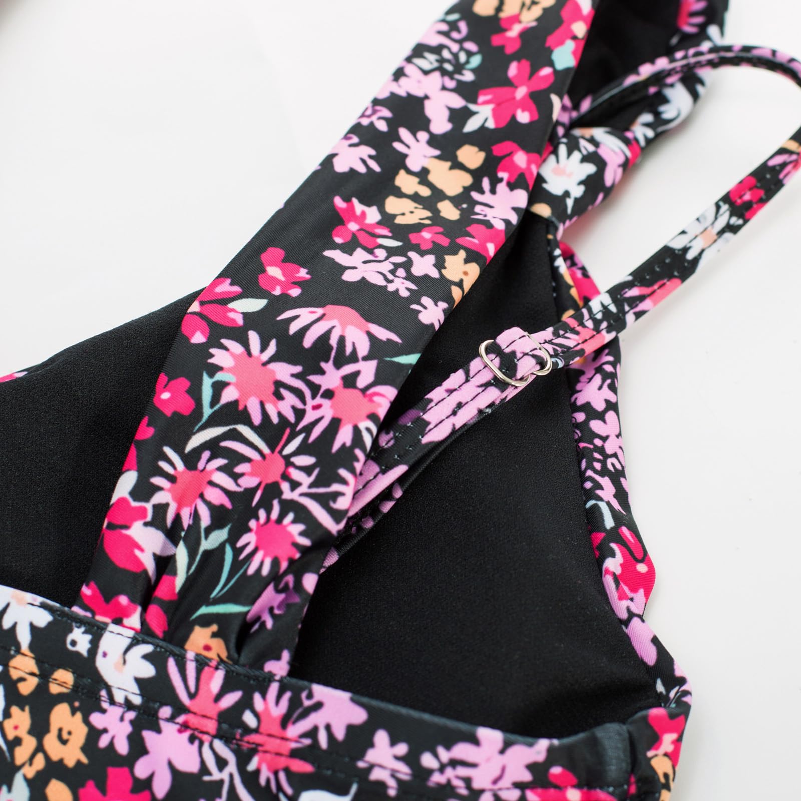 GRACE KARIN Maillot de bain une pièce pour femme - Contrôle du ventre - Maillot de bain avec jupe