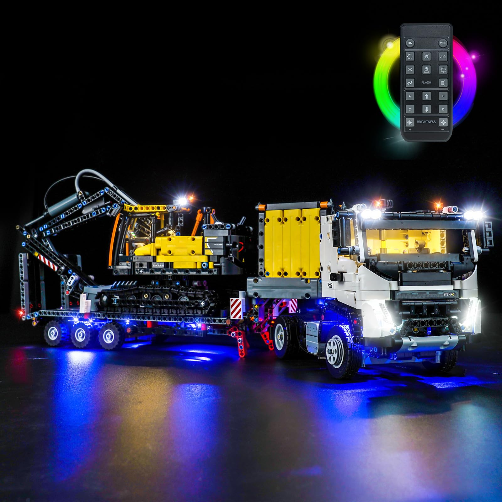 Juego de luces LED para Lego Speed Champions y coches de carreras BMW M4 GT3 y M Hybrid V8, iluminación decorativa para Lego 76922 — view 26
