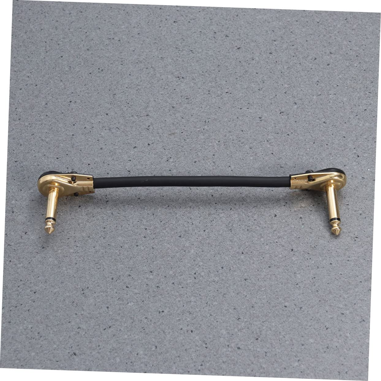 Toyvian 6stücke Gitarren Effektkabel Goldstecker Flexibles Design Hervorragende Geräuschreduzierung Für Gitarrenpedalboards Und Verstärkeranschlüsse