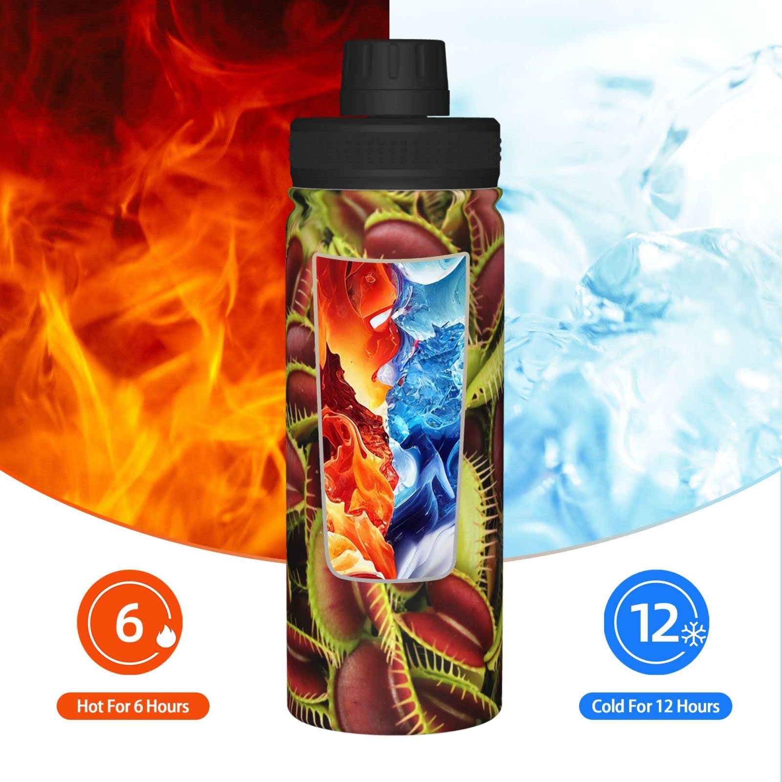 Isolierte Edelstahl-Trinkflasche 530 Ml – Auslaufsicher, Für Sport & Outdoor