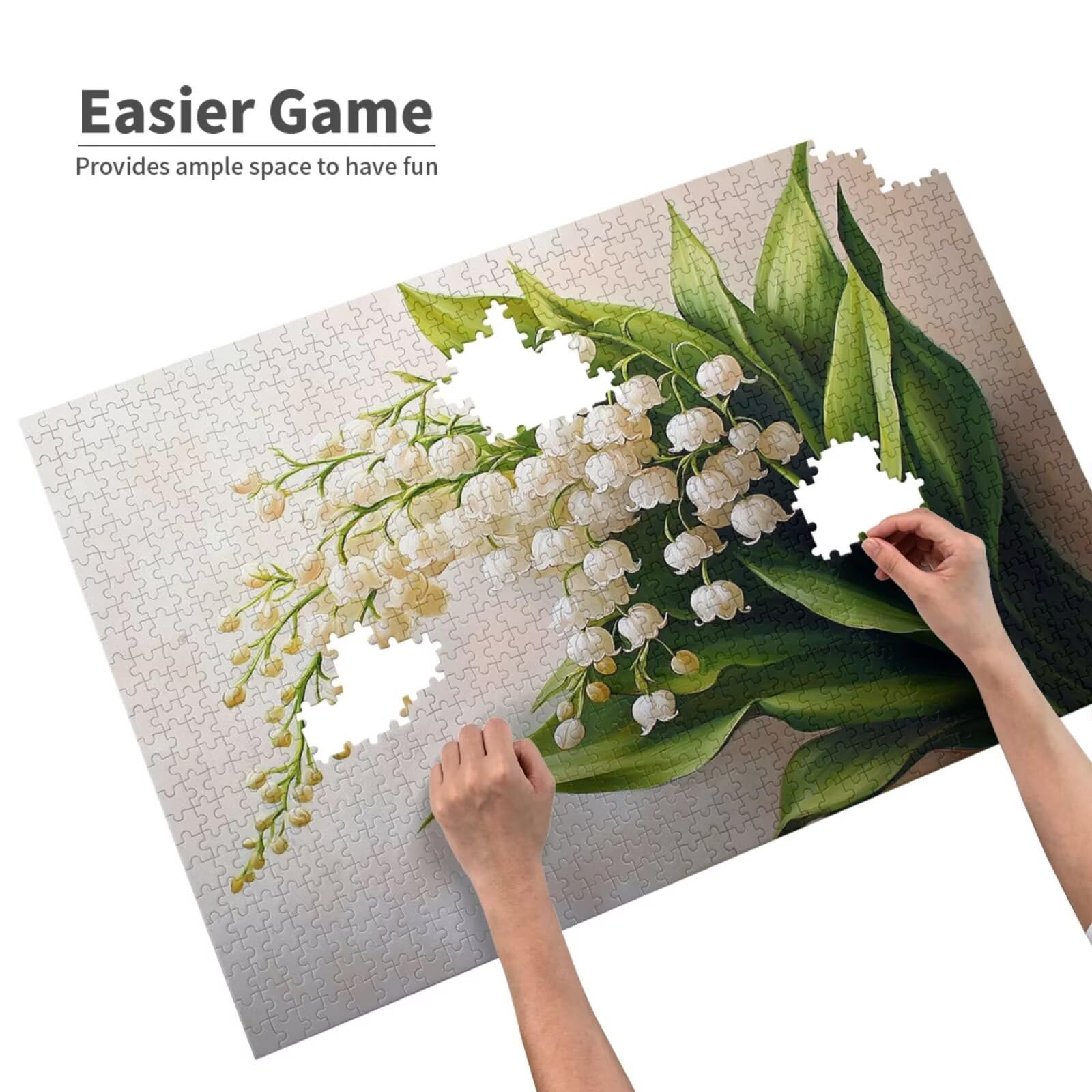 Puzzles Paisaje 1000 Adultos,Puzzle LAN Linghua con Cajas y Cartel,Juego Clásico de Puzzle Arte para Entretenimiento Adultos,Regalos de Decoración para Pasatiempos Creativos de Mujeres 2T-408