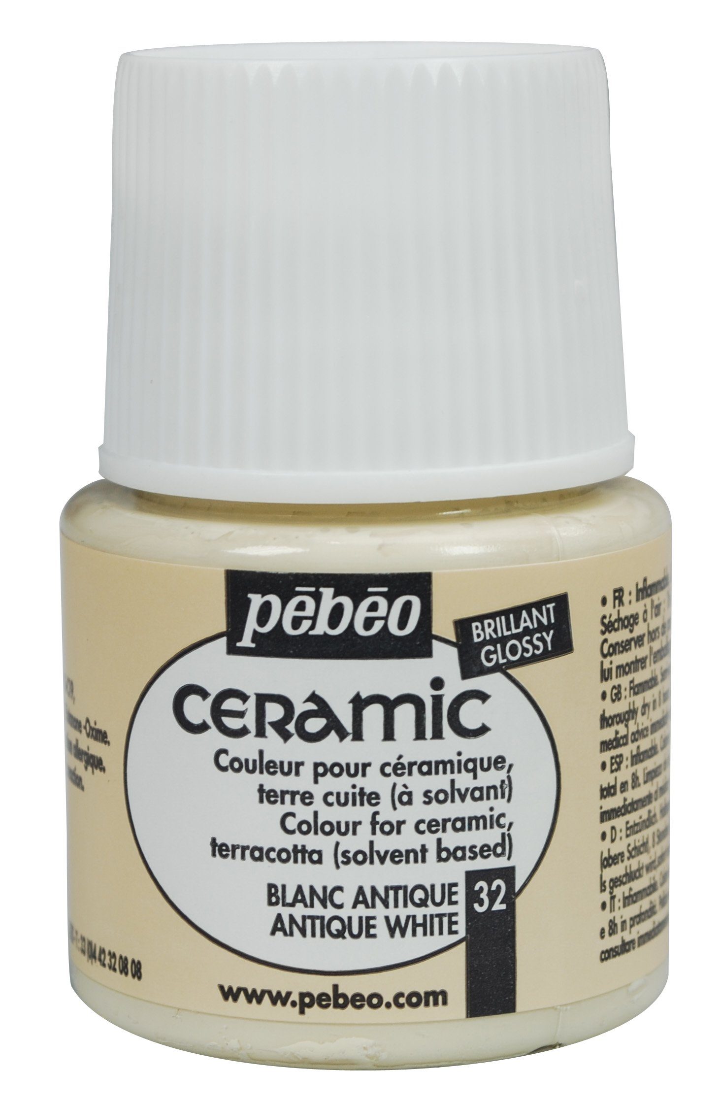 PEBEO Paint, Liquid, Antique White, 45 ml (Pack of 1)