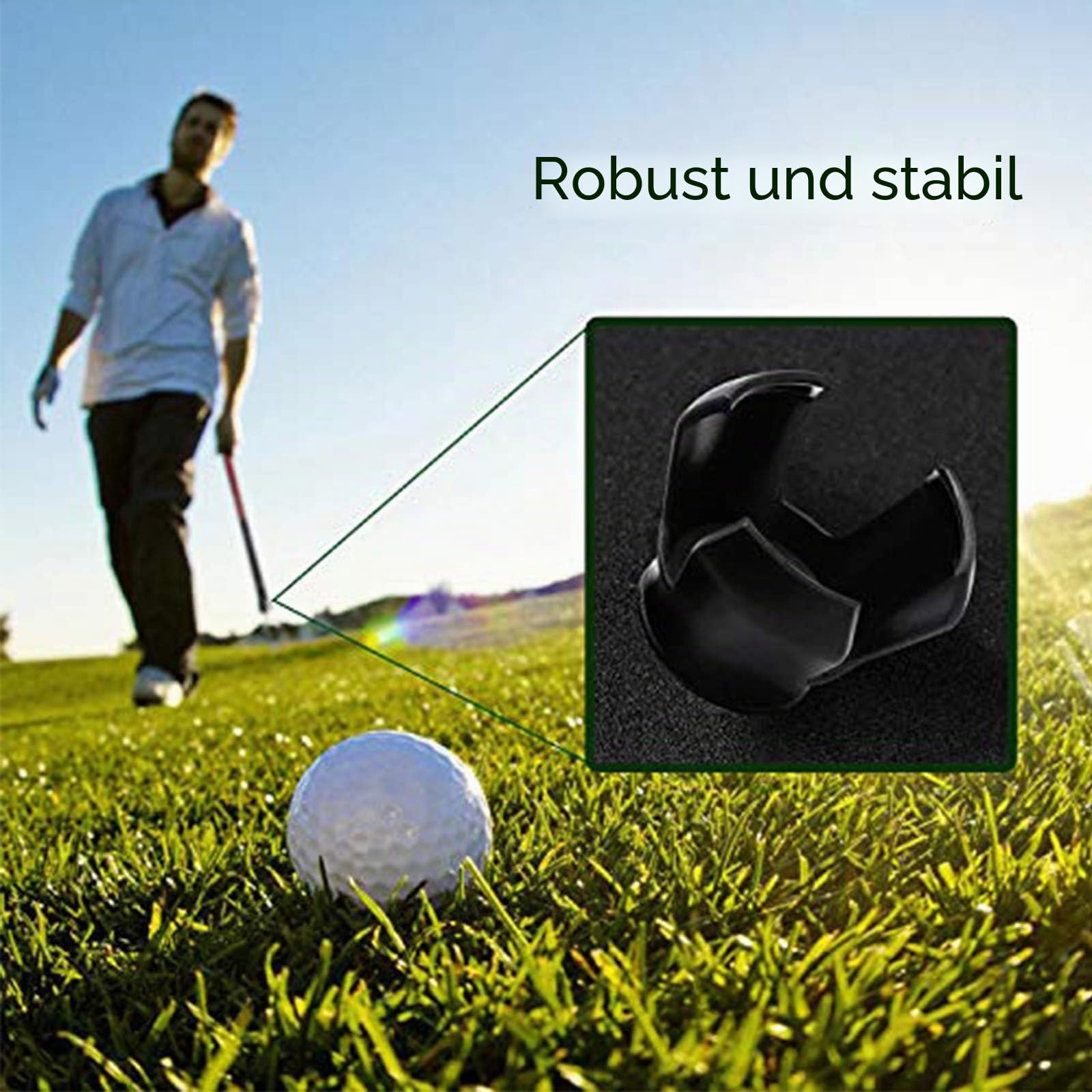 prowithlin Golf Ball Retriever, 6/9ft Edelstahl Teleskop Golfball Retriever für Wasser mit Golfball Grabber für Putter, Golf Zubehör, Geschenke für Golfer Länge (9ft)