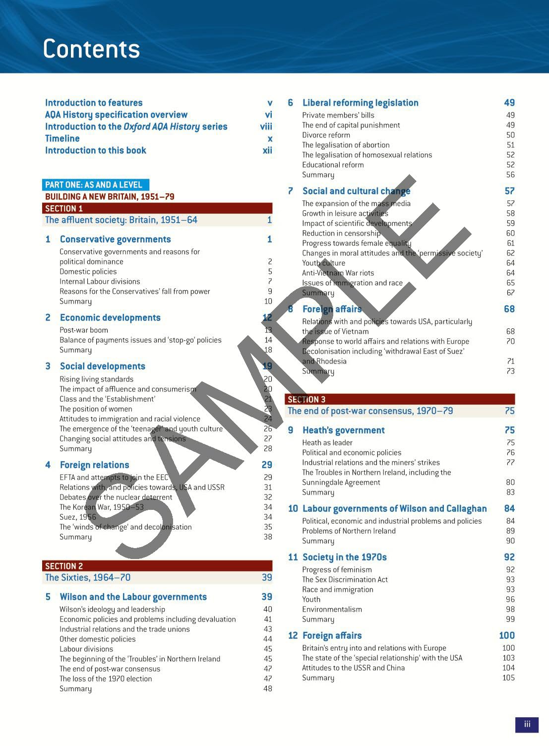 Oxford AQA History for A Level: The Making of Modern Britain 1951-2007
