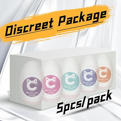 Miniatura 33 de 【Mujeres maduras】 Huevo masturbador ultra elástico, masturbadores masculinos de mano con envoltura más suave, bolsillo realista con fuertes