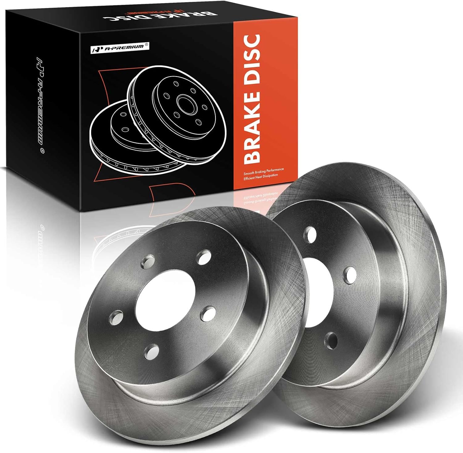 A-Premium 10.94 inch (278mm) Rear Vented Disc Brake Rotors Compatible with Select Chevy, GMC, Isuzu and Oldsmobile Models - Blazer 97-05, S10/Sonoma 98-04, Jimmy 97-02, Hombre 98-00, Bravada 97-01