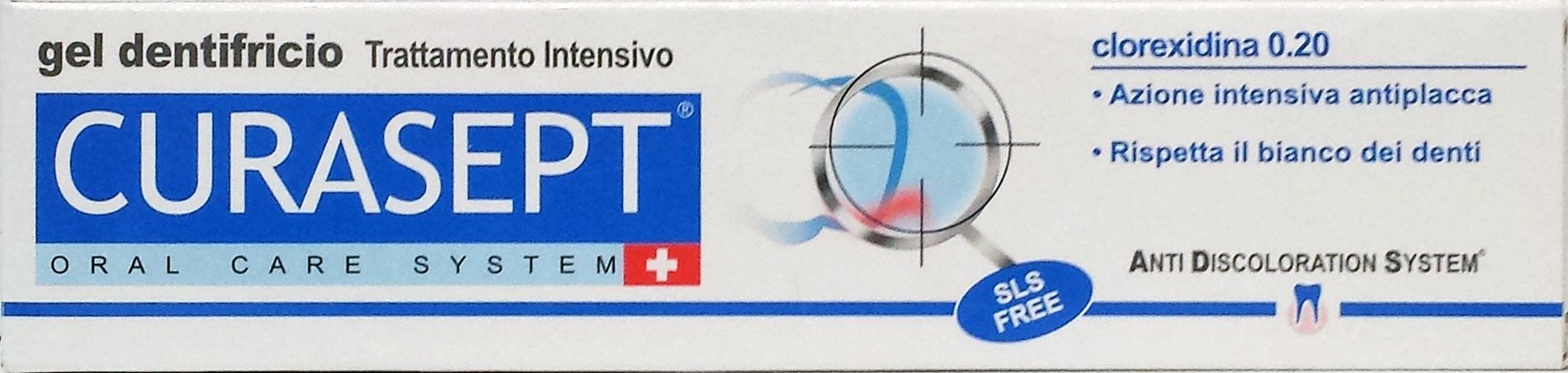 12 x Curasept Zahnpasta Chlorhexidin Gel 0,20% 75 ml