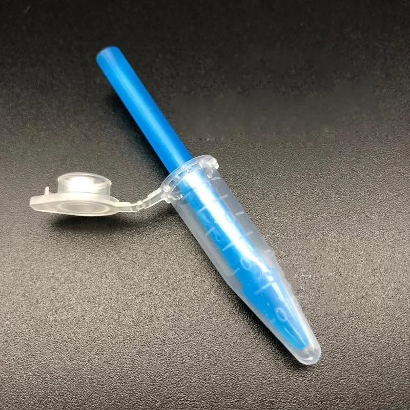 100 sztuk trwałych prętów mielących do probówek wirówkowych 1,5 ml - idealne do przygotowywania próbek laboratoryjnych(Manual use type)