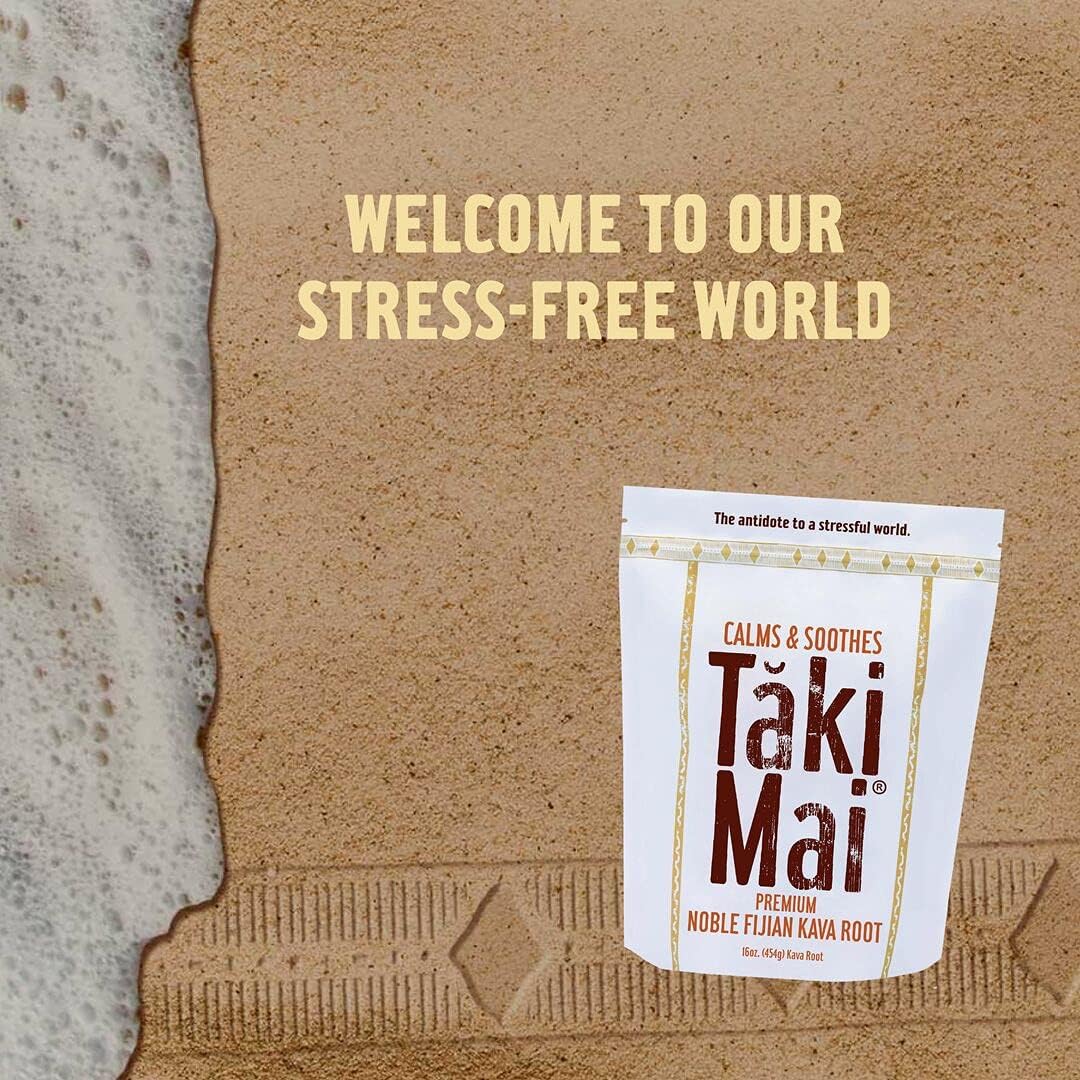 Taki Mai Noble Kava Kava Root Powder 16oz – Authentic Traditional Grind, Natural Evening Relaxation, Restful Nights and Calm Rituals, 100% Pure Noble Kava - Image 5