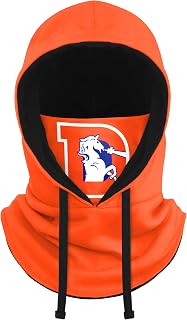 NFL Team Logo Retro Drawstring Winter Cap Hooded Gaiter Balaclava Face Cover