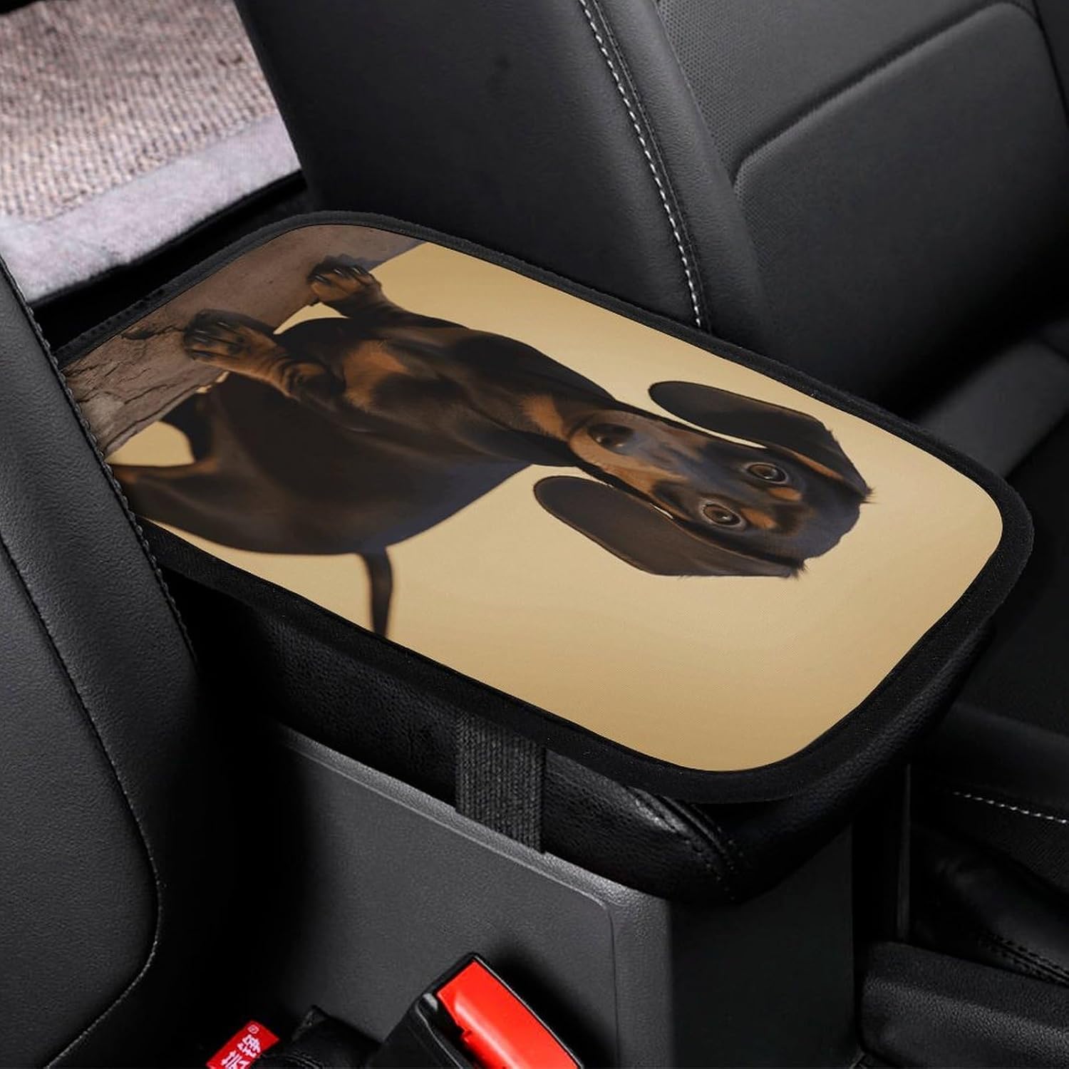 Car Center Console Cover Car Armrest Cushion Arm Rest Cover image 3