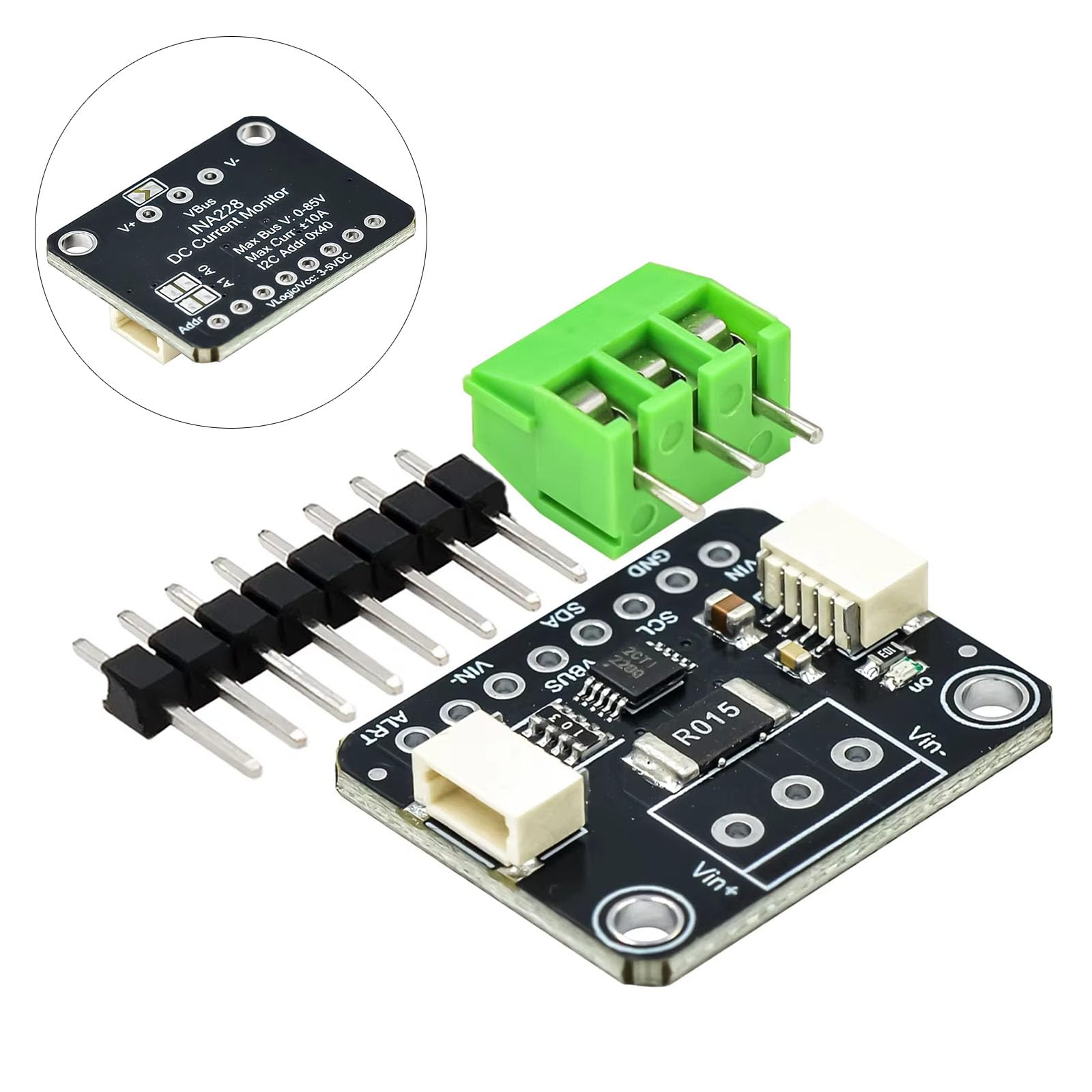 High Precisions 5832 INA228 20Bit Power Monitor-Modul für Spannungen und Strommessung mit I2C-Schnittstellen