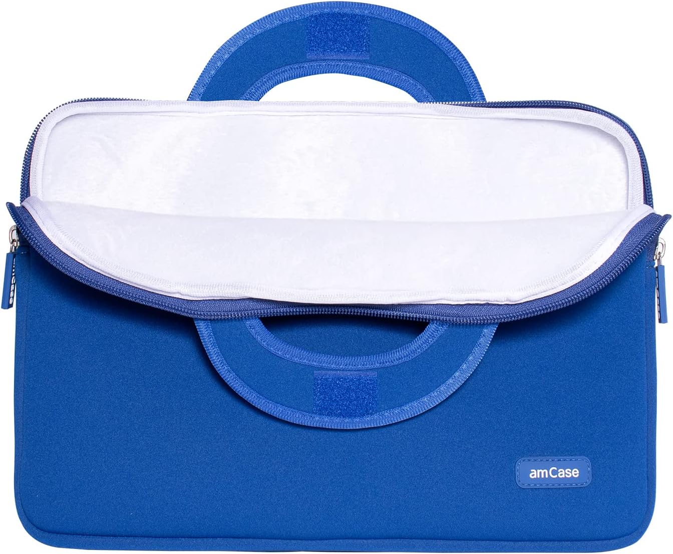 amCase for Chromebook Case-11.6 to 12 inch Neoprene Travel Sleeve with Handle-Blue - Image 4