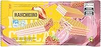Biscoito Wafer Rancheiro Morango 78g – Leve, Crocante e Vegano, Recheio Cremoso de Morango