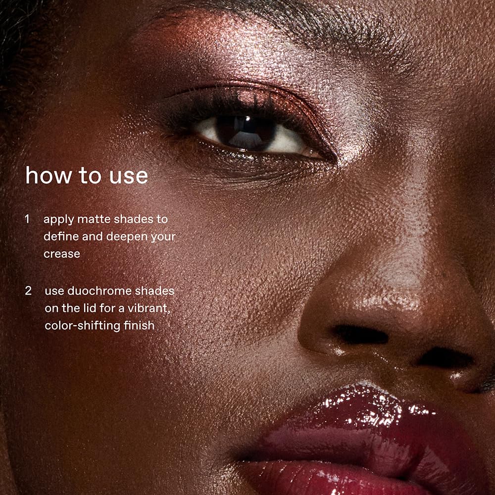 r.e.m. beauty by Ariana Grande Wicked: For Good | Ozian Forest Eyeshadow Palette | Highly Pigmented, Blendable Eye Shadows | Mix of Matte, Duo-Chrome, Shimmer and Glitter Formulas | 12 Shades - Image 7