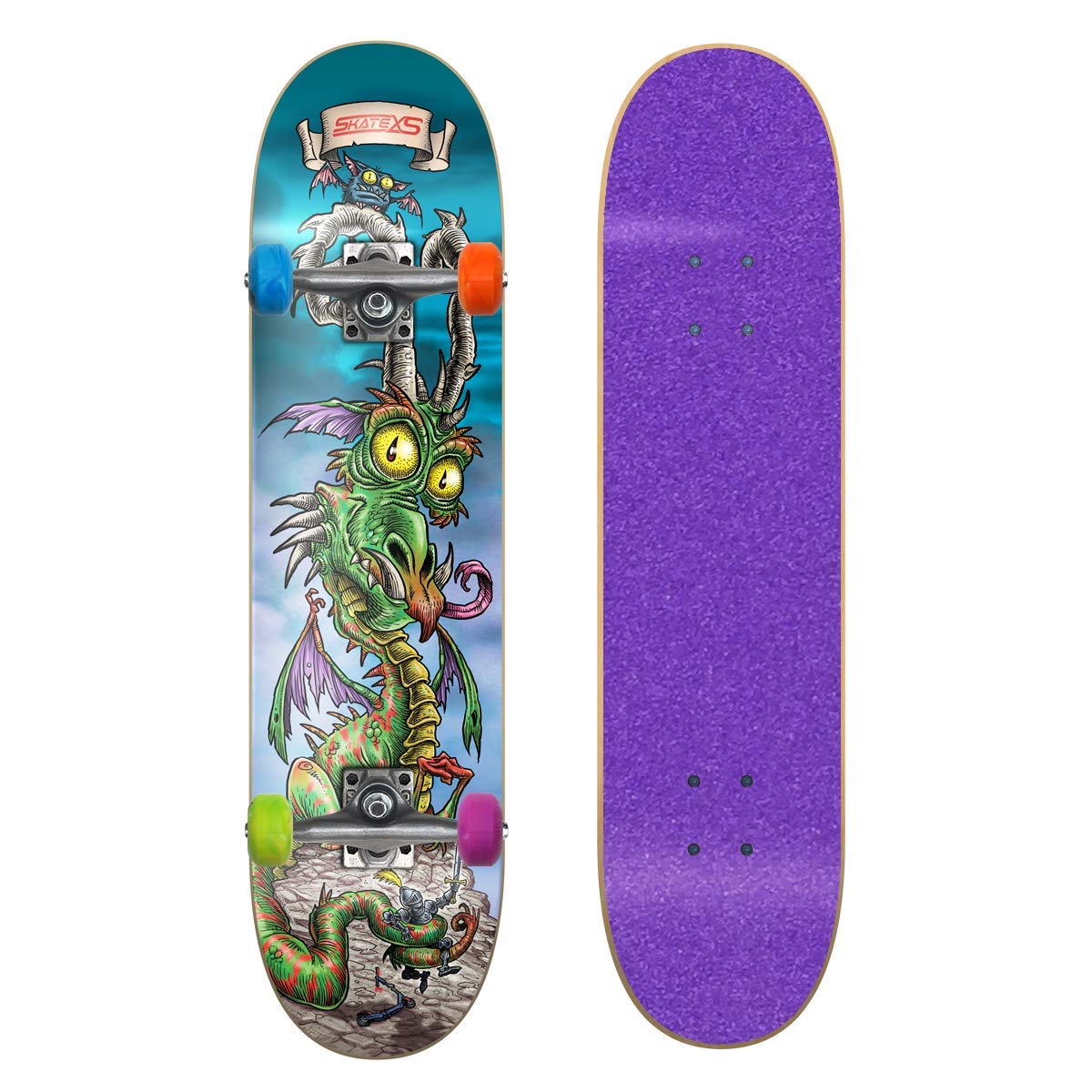 SkateXS Beginner Dragon Street Skateboard