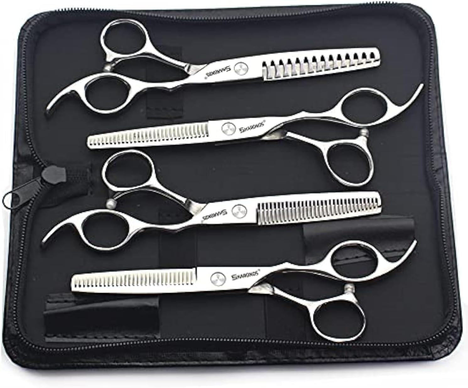 Barber hair scissors, Axemoore professional haircut Cutting Scissors/Shears set- 6", made of Japanese stainless steel, especially (6in-4pc-A)
