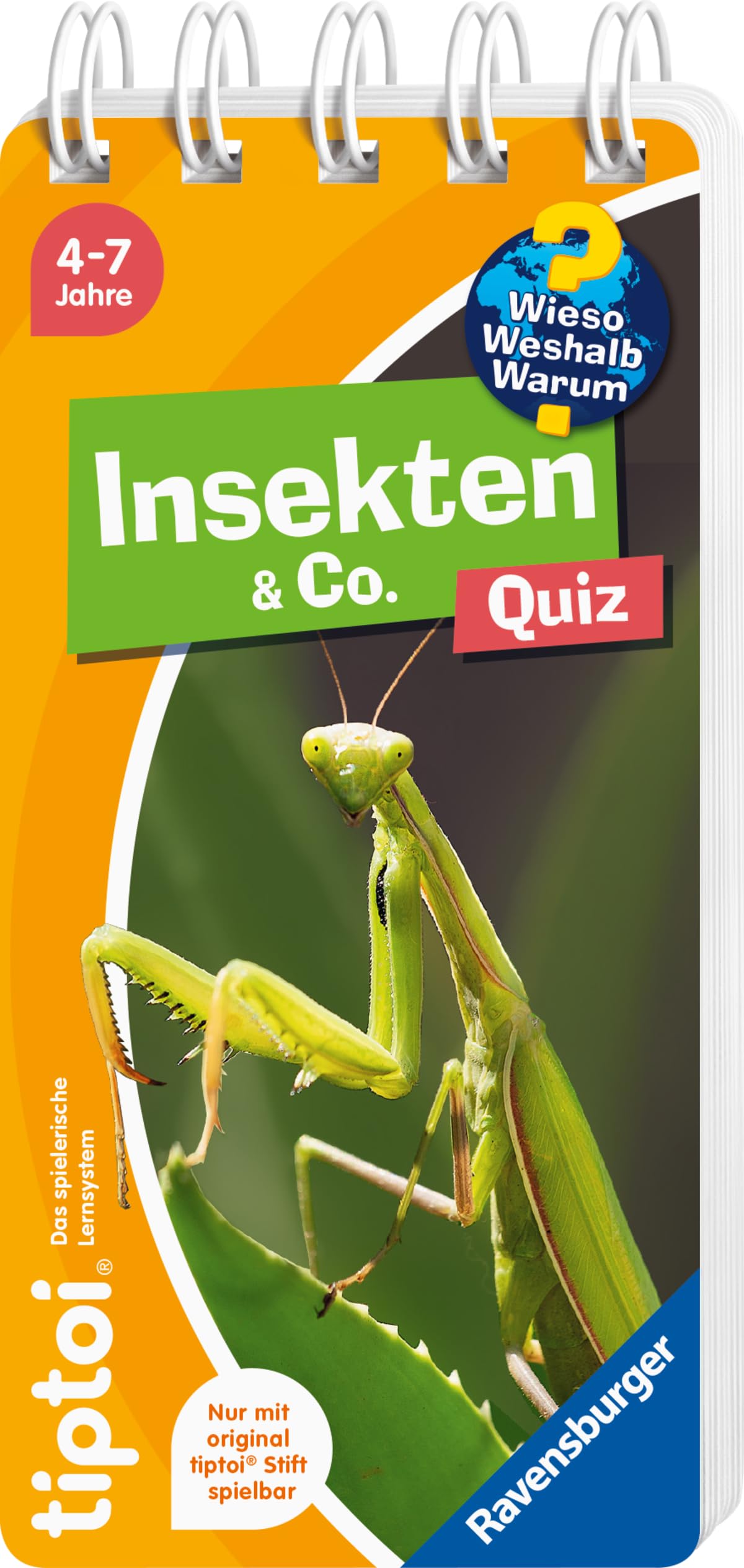 tiptoi Wieso? Weshalb? Warum? Quiz - Insekten, für Kinder von 4 - 7 Jahren