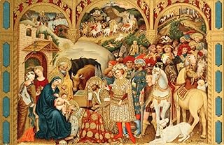 Posterazzi Animal Life in Italian Painting 1912 Adoration of The Magi Poster Print by Gentile da Fabriano, (18 x 24), Varies