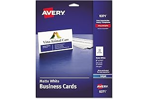 Avery Business Cards Printable 28371: Premium Presentation Made Simple