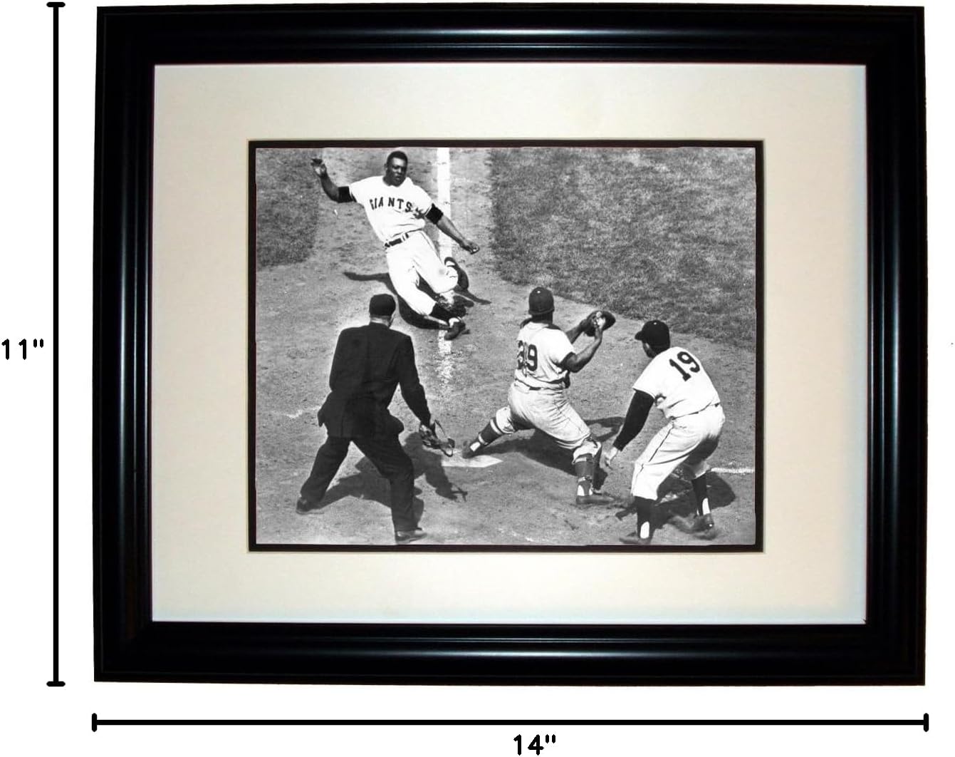 Willie Mays NY Giants 8x10 Framed Photo in an 11x14 Double Matted Black Frame #6