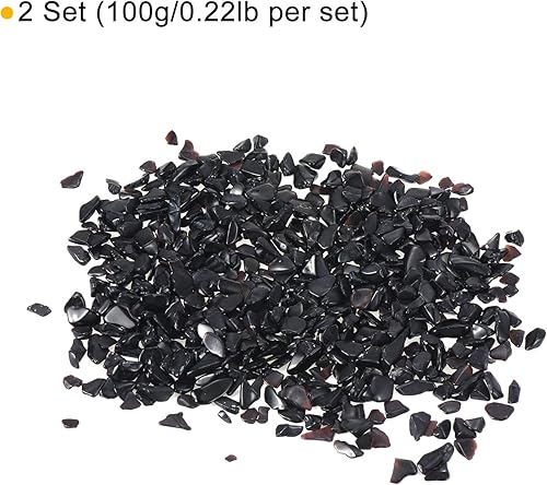 Miniatura 9 de MECCANIXITY Piedras pulidas de 3.53 oz0.22 libras, 0.197-0.276 in, cristal triturado natural, piedras pulidas irregulares, decoración de grava para