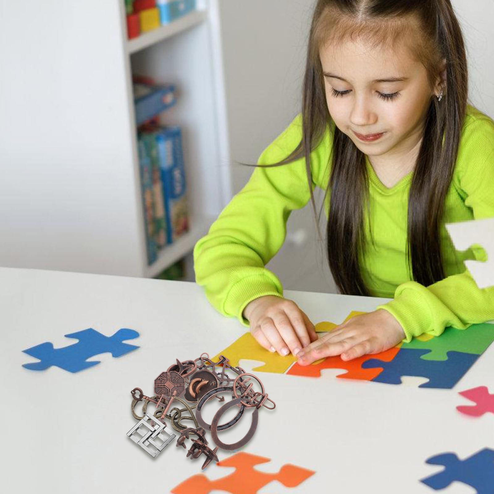 Zinc Rompecabezas Juego 9 para Aleación de Piezas, Adultos