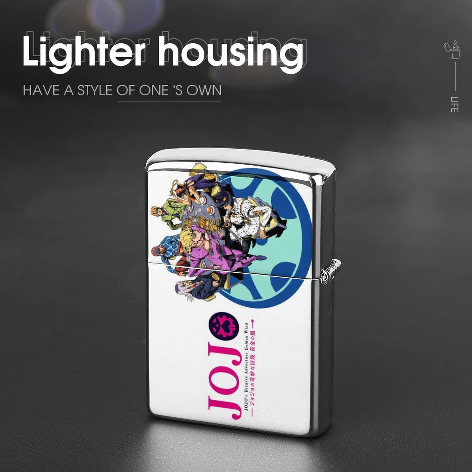 お*ん様 ジョジョの奇妙な冒険　オイルライター　zippo 風　JP46 お*ん様 ジョジョの奇妙な冒険 オイルライター zippo 風 JP46