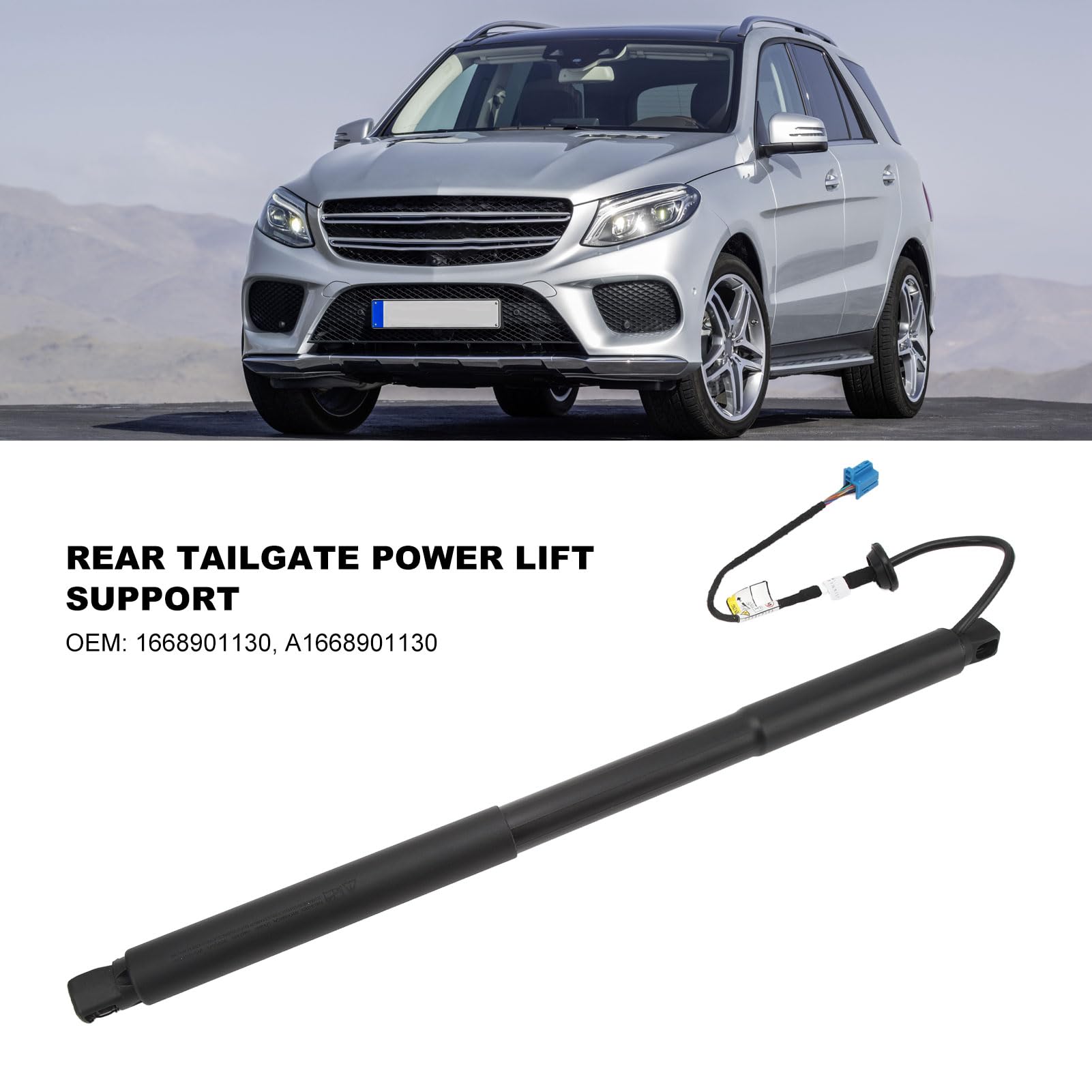 Wspornik Podnośnika Tylnej Klapy Tylnej, Metalowy, Bezpośredni Zamiennik Modeli GLE300d GLE350 GLE43, Zapewnia stabilną pracę i Bezpieczeństwo Użytkowników