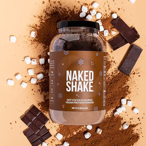 Miniatura 7 de NAKED Shake - Batido de Proteína de Cacao Caliente - Polvo de Proteína a Base de Plantas con Aceite Mct - Sin Gluten, Sin Soja, Sin OGM ni