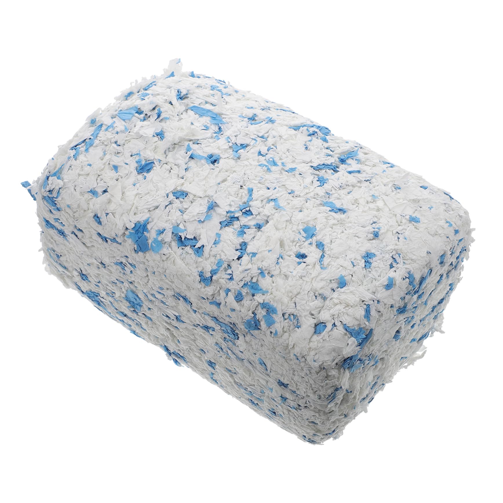 Haustiernest Papierstreu aus Papier 1 Beutel 450g Low Staub Flauschig für Kaninchen und Frettchen im Tierkäfig