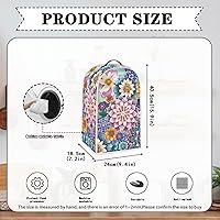 Vista 234 de doginthehole Hummingbird Blender Covers for Kitchen, Washable Appliance Covers Anti Fingerprint Stain Resistant Polyester Blender Dust Cover