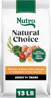 Nutro Natural Choice Chicken & Brown Rice Adult Dry Dog Food Recipe, 13 lb. Bag