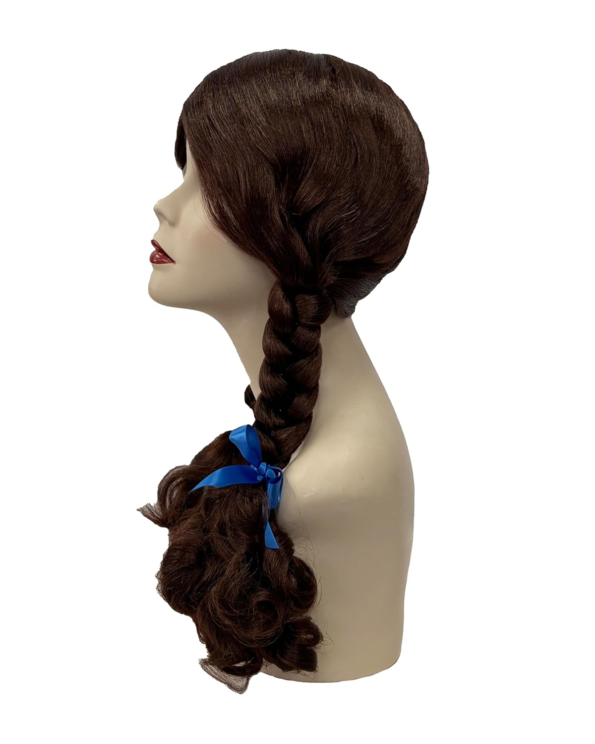 Dorothy Wizard Wig – Brown Braided Hairpiece Long Thick Braids Kansas Farm Lady Judy Oz Garland Halloween Adult Wig MaxWigs Care Guide
