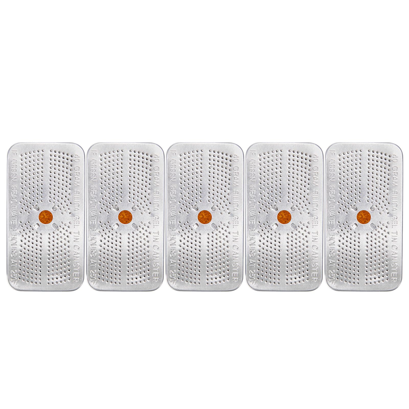 Bustine Essiccanti in Silice 40g, 5 Pezzi, Alluminio