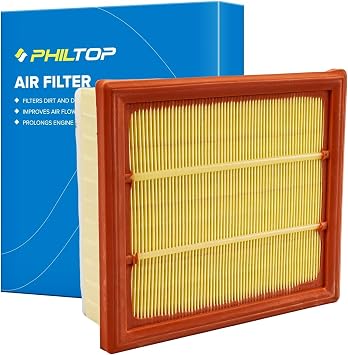 PHILTOP Engine Air Filter, Compatible with CA12066 Jeep Compass 2017-2022, Renegade 2015-2021, Ram ProMaster City 2015-2022, Fiat 500X 2016-2018, Improve Engine Performance