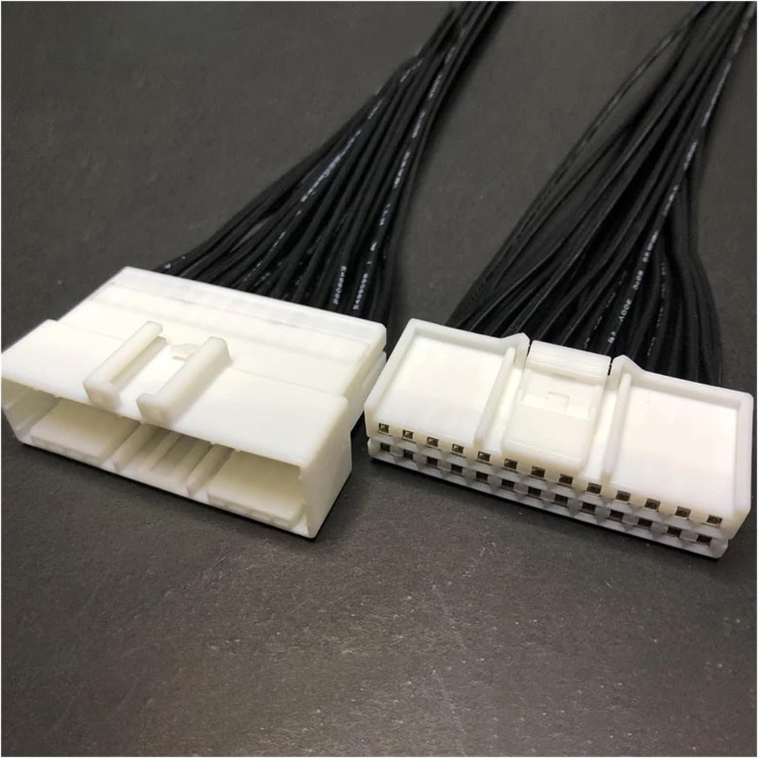 Dj7142-2.2 Car Connector 14/16/18/-26 Pin Te Series 936098-1 Navigation Plug Car Harness Male/Female Pair Wiring Length 15cm BHUPWZE(26p strip line,5sets)