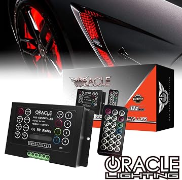 ORACLE الإضاءة 1706-504 ColorSHIFT 2.0 الأشعة تحت الحمراء وحدة تحكم عن بعد - مرتين الإخراج والتوسع، ثمانية فتحات الذاكرة مسبقا، يعمل مع المصابيح RGB