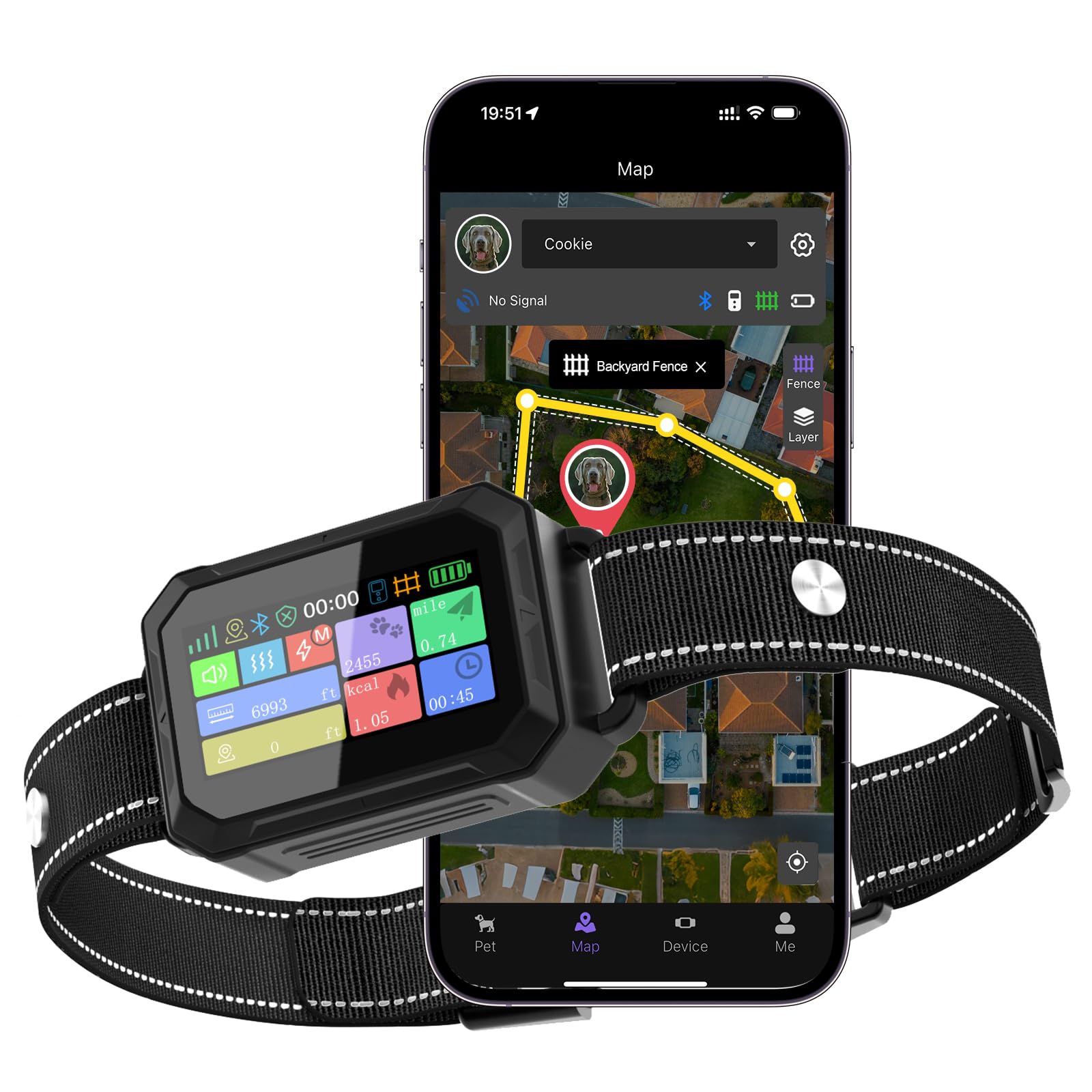 Photo 1 of Lilyeel GPS Wireless Dog Collar Fence System - No Monthly Fee App Control