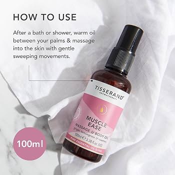 Amazon.com : TISSERAND Muscle Ease Massage & Body Oil 100ml