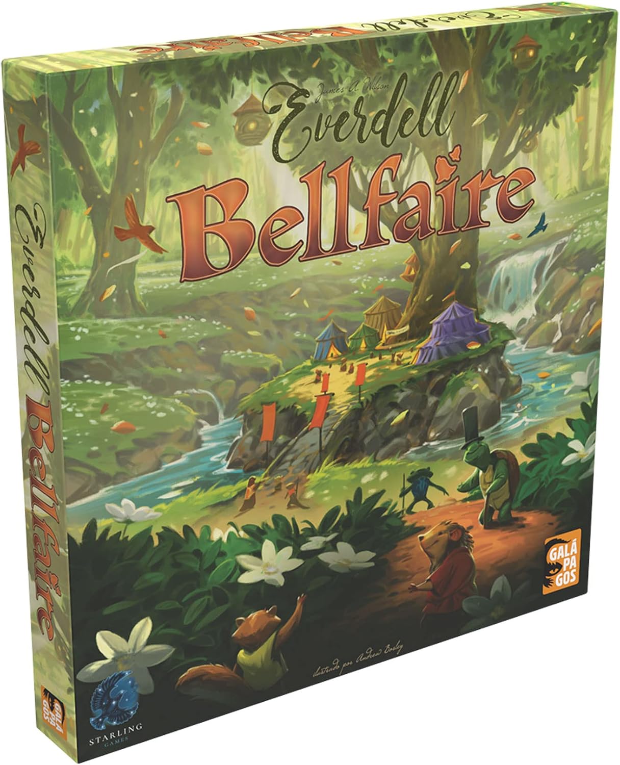 Galápagos, Everdell: Bellfaire (Expansão), Jogo de Tabuleiro Competitivo, 1-6 jogadores, 40-120min