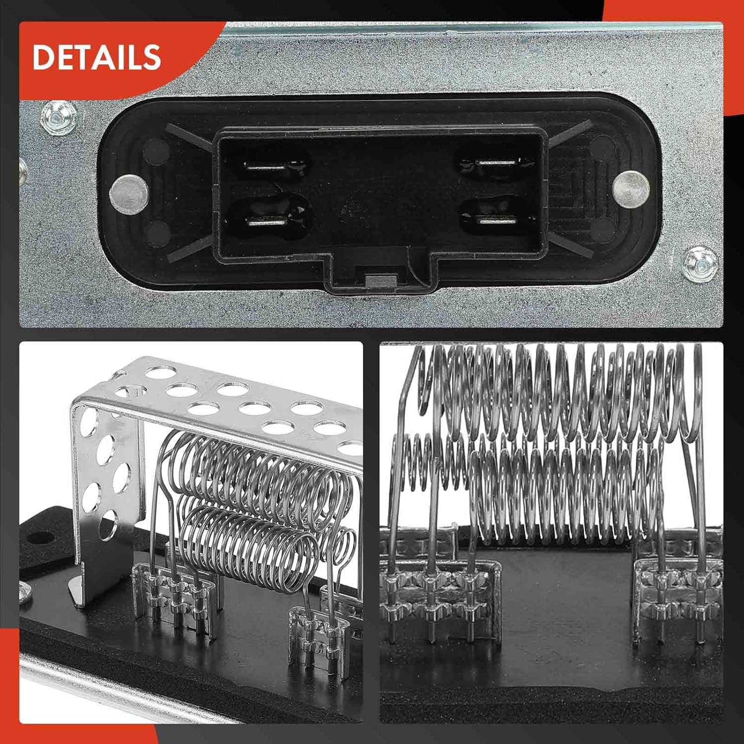 A-Premium Front HVAC Blower Motor Resistor Compatible with Dodge Dakota 1997-1999, Durango 1998-1999, Replace# 55055467, 55055467AB