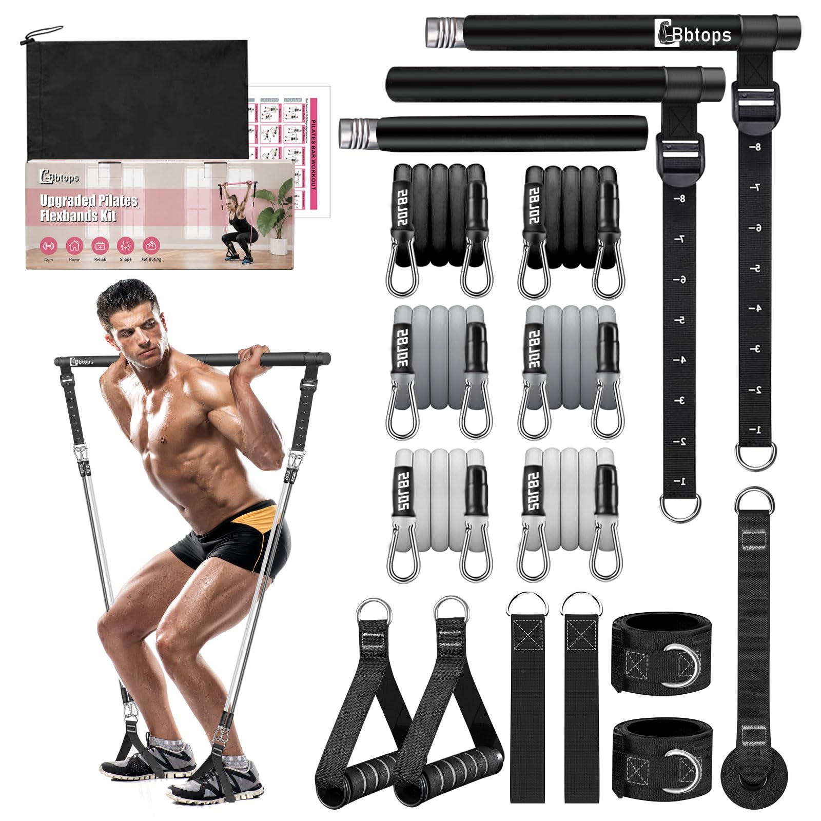 Bbtops Pilates Bar Kit