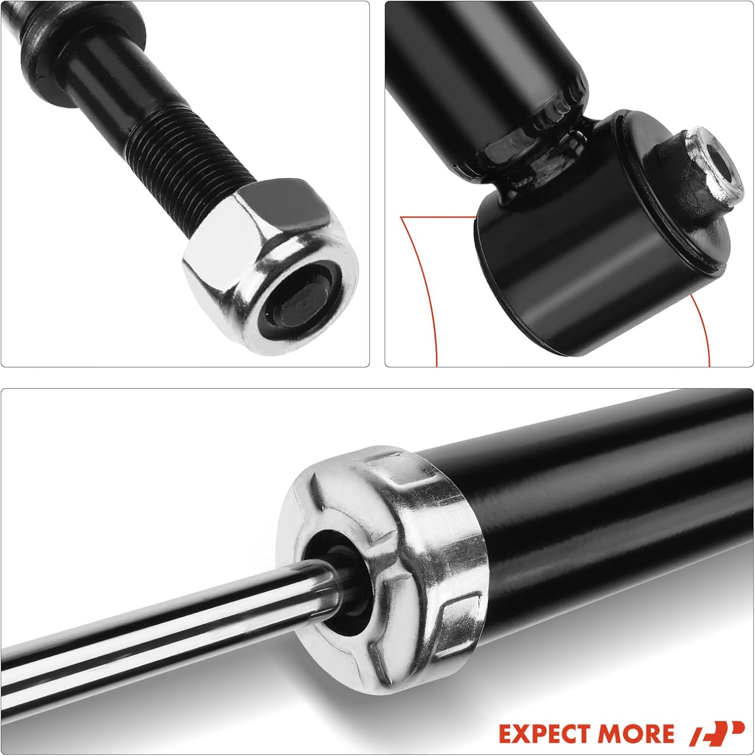 A-Premium Rear Shock Absorber Strut Assembly Compatible with Audi A6 1998-2004, A6 Quattro 1998 & Volkswagen Passat 1998-2005, 2-PC Set