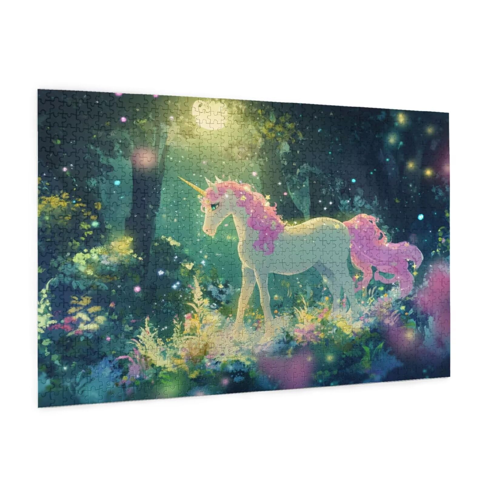 Puzzle z jednorożcem, 3000 elementów, karykatura, puzzle dla dorosłych, z pudełkiem na prezent, "zrób to sam", duże drewniane puzzle dla dorosłych, gra zręcznościowa dla całej rodziny, prezenty dla