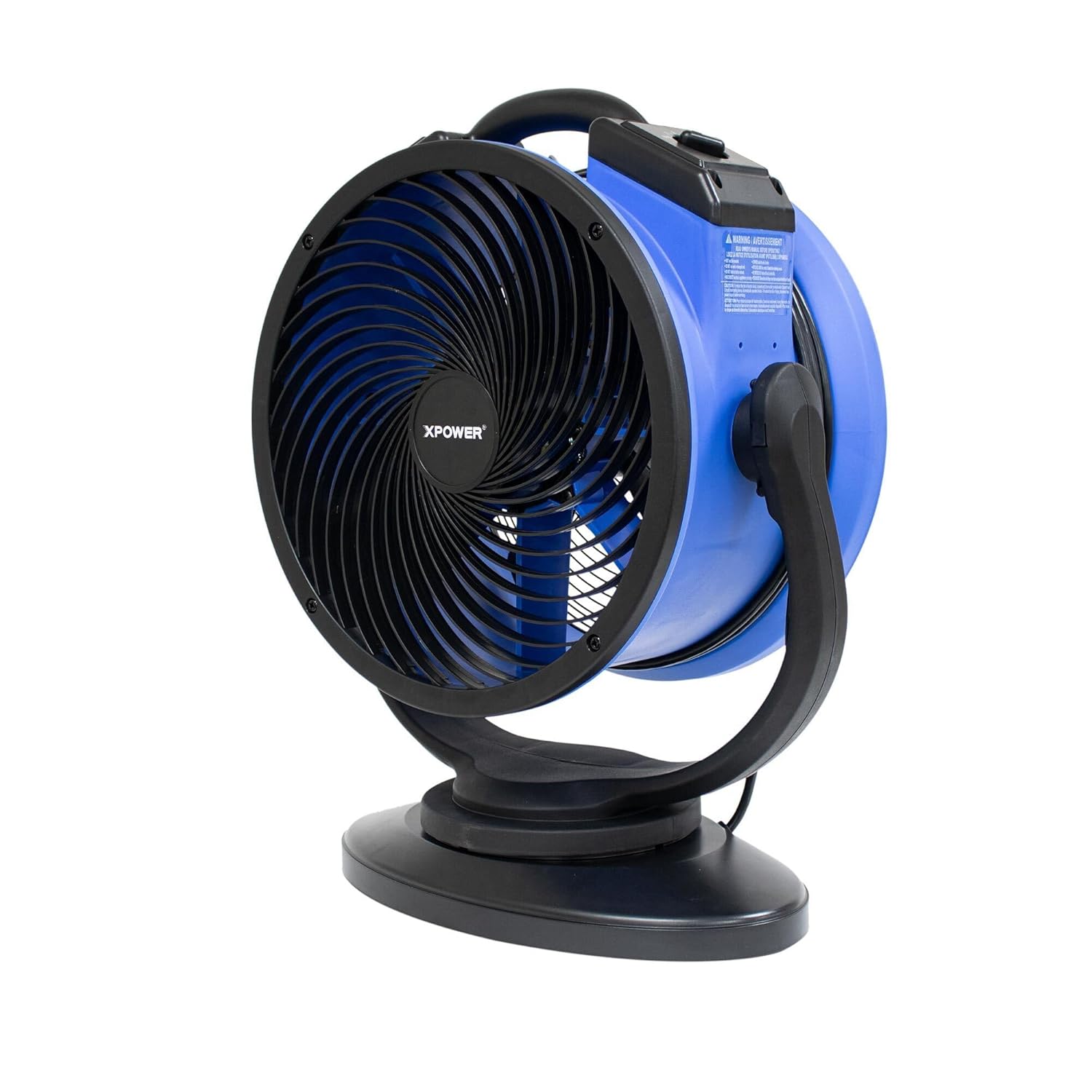 XPOWER, 2100 CFM Portable Oscillating Fan FC-300S, Fan Diameter 18 in, Air Delivery 2100 cfm, Model# FC-300S
