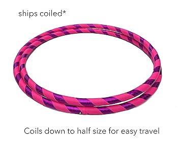 Amazon.com: SpinMajik Kids Hula Hoop (UV Pink, Small (28