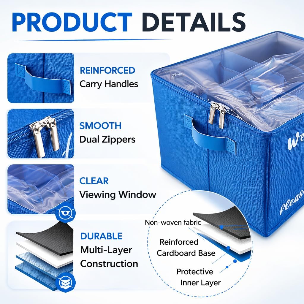 Marine Shoe Storage Box for Boat – Stackable Water-Resistant Boat Shoe Organizer with Clear Front for Yacht, Cabin & Sailing Storage, Holds Multiple Pairs.