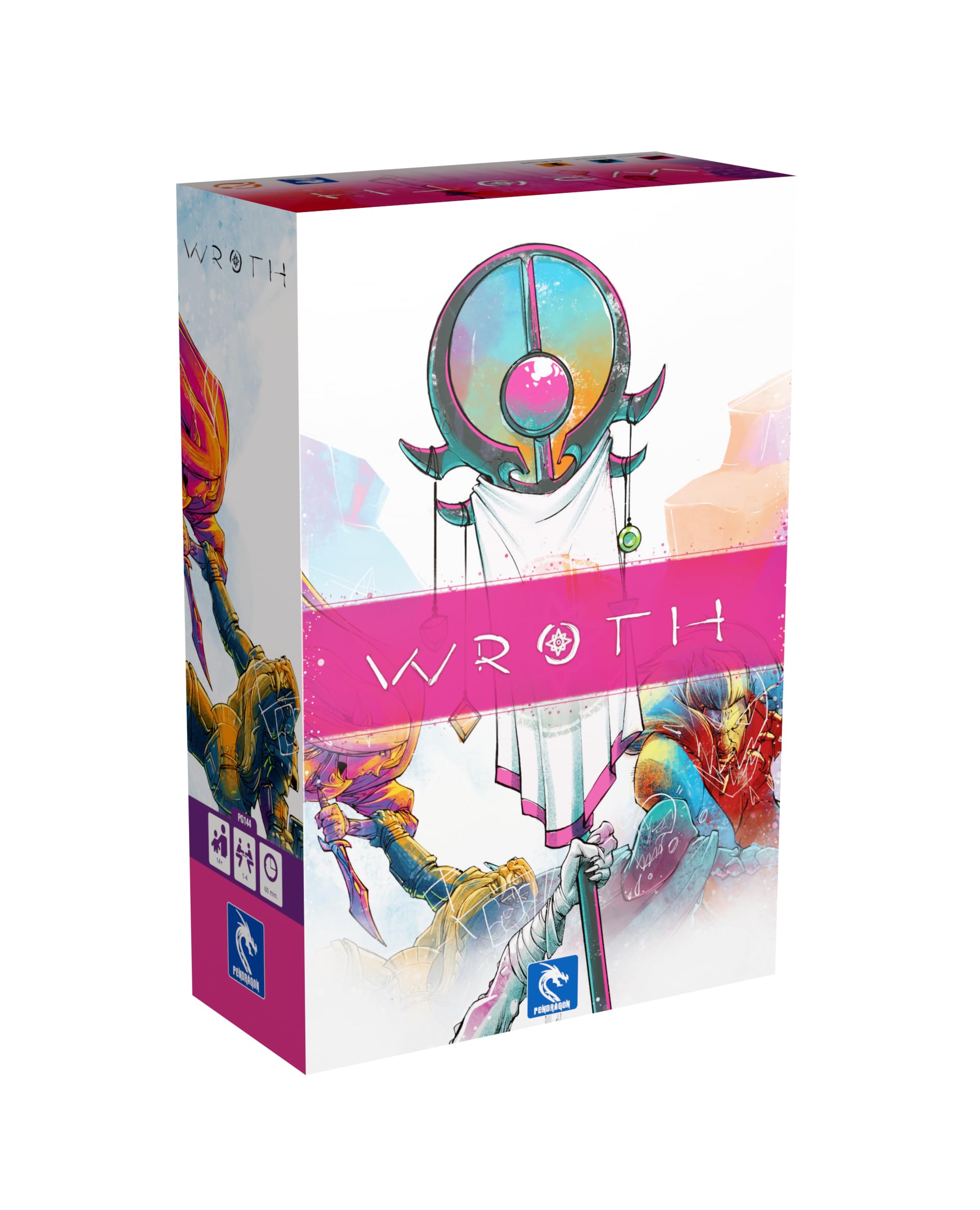 Pendragon - Wroth - Il gioco da Tavolo, Edizione Italiana | Modalità PvP, Modalità Solitaria, Modalità Cooperativa, 1-4 Giocatori, 14+
