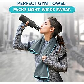 Youphoria Microfiber Travel Towel Fast Drying Lightweight - Quick Dry Towel for Camping, Beach, Backpacking, Hiking, & Sport